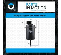 Fuel Filter KL453 Mahle 3191105000 76831275 Genuine Top Quality Guaranteed New