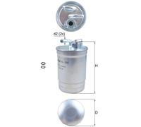 Fuel Filter KL554D Mahle 8E0127401 8E0127401D 8E0127435A 70351680 79925981 New