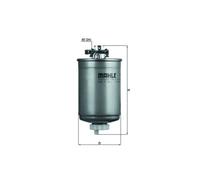 Fuel Filter fits VW LUPO Mk1 1.4D 99 to 05 AMF Mahle 6N0127401 6N0127401A New