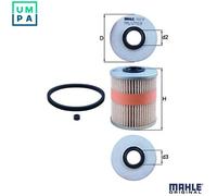 Fuel Filter fits NISSAN PRIMASTAR X83 2.0D 2.5D 2006 on Mahle 1640500Q0C Quality