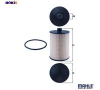 Mahle Fuel Filter KX226D 30671010 30792514 31303261 8621882 70373092 79927974