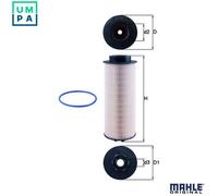 Mahle Fuel Filter KX262D 1616361 1643080 1699168 1699168G 7424993617 70383776