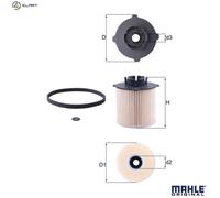 Fuel Filter KX265D Mahle 13244294 05818085 13263262 0813067 5818085