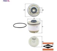 FUEL FILTER KX 268D FOR MITSUBISHI TRITON/L200 STRADA FIAT TOYOTA SW4 HILUX 2.4L