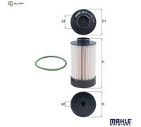 Fuel Filter fits UAZ PATRIOT 2.3D 2006 on F1AE0481A Mahle Top Quality Guaranteed