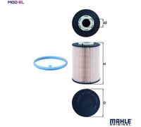 Fuel Filter KX393D Mahle 1471765 1718140299 1802052 30681552 6G9N9176AB