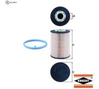 Fuel Filter KX393D Mahle 1471765 1718140299 1802052 30681552 6G9N9176AB