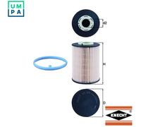 Fuel Filter KX393D Mahle 1471765 1718140299 1802052 30681552 6G9N9176AB