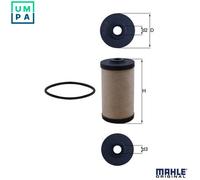 MAHLE KX 43 Fuel filter