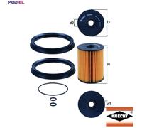 Fuel Filter KX504D Mahle 16146757196 6757196
