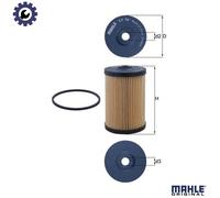 Mahle Fuel Filter KX68D Mercedes Benz - Precision OE Matching Fit & Quality
