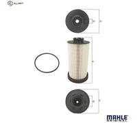 Mahle Original Fuel Filter KX 80/1D - OE Matching Fit