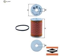 Fuel filter Filter Insert KX 9D KNECHT for CITROËN PEUGEOT RENAULT FSO ARO