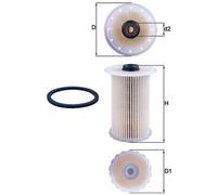 Fuel Filter KX229D Mahle 1352443 1352444 4M5Q9155AB 5M509176AA 5M5Q9176AA New