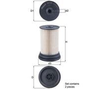 Fuel Filter fits OPEL ANTARA L07 2.0D 2016 on B20DTH Mahle 4820751 4820771 New