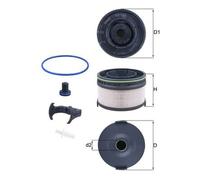 Fuel Filter fits MERCEDES GLB200D X247 2.0D 2019 on OM654.920 Mahle 6540900252