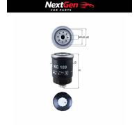 Mahle Original Fuel Filter - fits NISSAN CABSTAR TL0 2.7D (01-06) 16400BN303 / 16400EB300