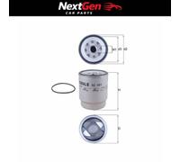 Fuel Filter Mahle KC491D for Volvo FM 420 12.8 10x4/6 15-