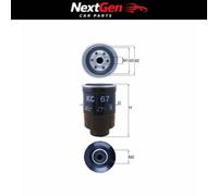 Fuel Filter Mahle KC67 for Nissan X-Trail dCi 2.2 01-08
