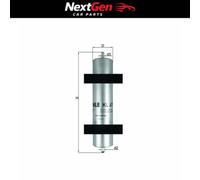 Fuel Filter Mahle KL478 for BMW 3 320d Touring 2.0 07-12