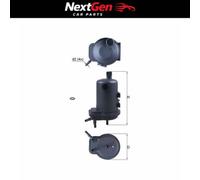 Fuel Filter Mahle KL633D for Nissan NV200 dCi 85 1.5 09-