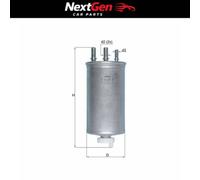 Fuel Filter Mahle KL781 for Dacia Duster dCi 1.5 10-18