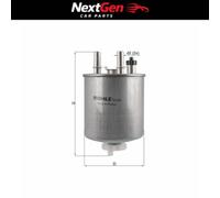 Fuel Filter Mahle KL834 for Renault Kangoo Rapid dCi 90 1.5 09-