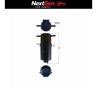 Fuel Filter Mahle KL873 for VW Crafter 35 TDi 2.0 11-16