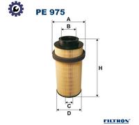 FUEL FILTER PE 975 FOR DAF CF/85 XF/95 DB VAN HOOL GINAF PR183S/228S 9.2L 6cyl