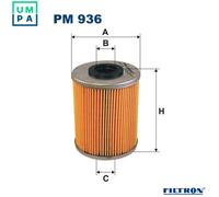 Fits FILTRON PM 936 FUEL FILTER - DIESEL OPEL ASTRA CLASSIC II, ASTRA ⭐UK Stock⭐
