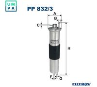 2x ✅Fits FILTRON PP 832/3 FUEL FILTER - PETROL BMW 3 (E46), Z3 ⭐UK Seller⭐