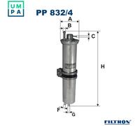 FILTRON PP 832/4 Fuel filter