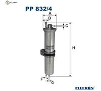 FILTRON PP 832/4 Fuel filter