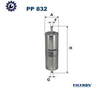 FUEL FILTER PP 832 FOR BERTONE ALPINA BMW 5/E34 Z1/Roadster 7/E32 1.6L 4cyl 4.6L