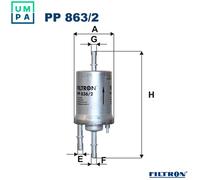 FILTRON PP 836/2 Fuel filter