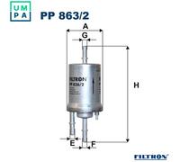 FILTRON PP 836/2 Fuel filter