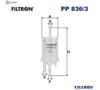 FILTRON PP 836/3 Fuel filter