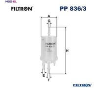 FILTRON PP 836/3 Fuel filter