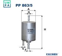 FILTRON PP 836/5 Fuel filter