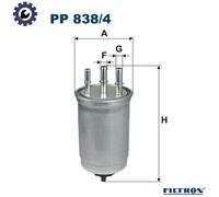 FUEL FILTER PP 838/4 FOR FORD HJBB/HJBA/D6BA/HJBC 2.0L 4cyl MONDEO III