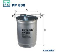 Filtron Fuel Filter PP 838 - Fits Ford, Honda, Land Rover, MG, Rover, SEAT, VW
