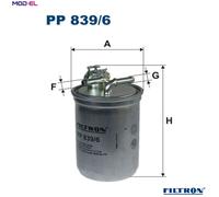 FUEL FILTER PP 839/6 FOR VW SEAT FORD GALAXY/MK/VAN BRT/BVH 2.0L ASZ/AUY 1.9L