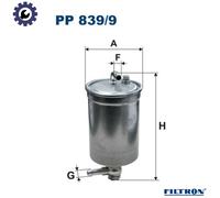 4x ✅Fits FILTRON PP 839/9 Fuel Filter PP 839/9 Fuel filter fits: AUD ⭐UK Seller⭐