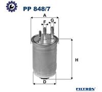 FILTRON PP 848/7 Fuel filter