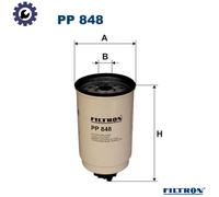FUEL FILTER PP 848 FOR FORD AUSTRALIA TRANSIT/Bus/Platform/Chassis METROCAB