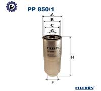FUEL FILTER PP 850/1 FOR AUDI 100/5000 ABP/AAT/1T 2.5L 5cyl 100