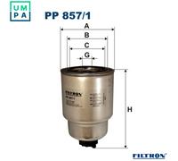 FILTRON PP 857/1 Fuel filter
