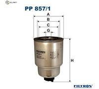 FILTRON PP 857/1 Fuel filter