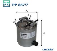 FUEL FILTER PP 857/7 FOR NISSAN ARMADA/III/SUV NP300/FRONTIER/NAVARA/Pickup 2.5L