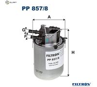 FILTRON PP 857/8 Fuel filter